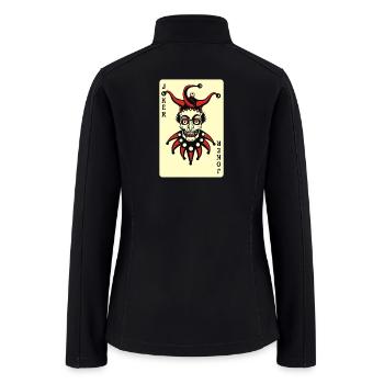 Joker Card - Women’s Soft Shell Jacket - black - Back