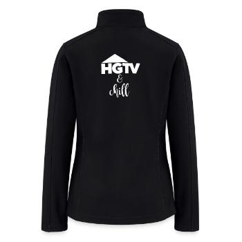 HGTV chill - Women’s Soft Shell Jacket - black - Back