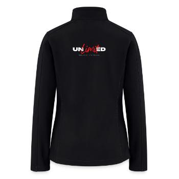 Unlimited Make Everything Possible - Women’s Soft Shell Jacket - black - Back