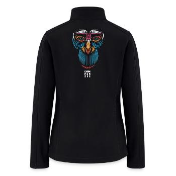 Smile Face - Women’s Soft Shell Jacket - black - Back