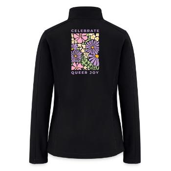 Celebrate Queer Joy - Women’s Soft Shell Jacket - black - Back