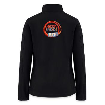 BEST FRIENDS BFF - Women’s Soft Shell Jacket - black - Back