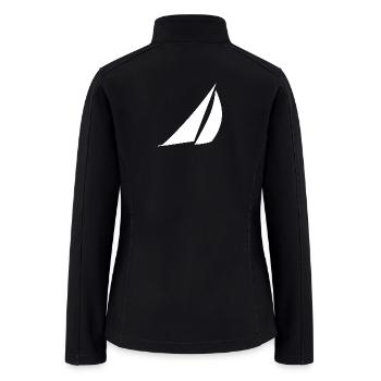 Sailing Boat With Sails For Sailors And Captains - Women’s Soft Shell Jacket - black - Back