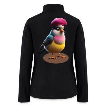 bird - Women’s Soft Shell Jacket - black - Back