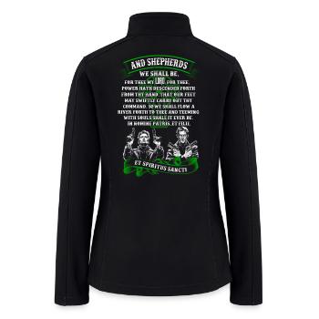 The Boondock Saints - And Shepherds we shall be - Women’s Soft Shell Jacket - black - Back