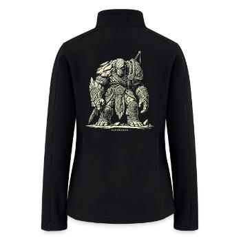 Earthodox Giant - Women’s Soft Shell Jacket - black - Back