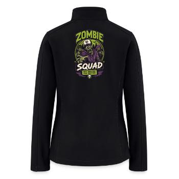 Zombi Squad Tshirt - Women’s Soft Shell Jacket - black - Back