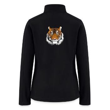 Tiger Leopard - Women’s Soft Shell Jacket - black - Back