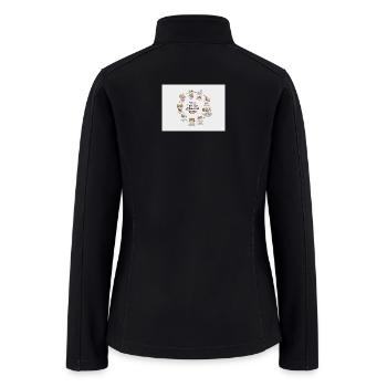 Balanced Daily Routine - Women’s Soft Shell Jacket - black - Back