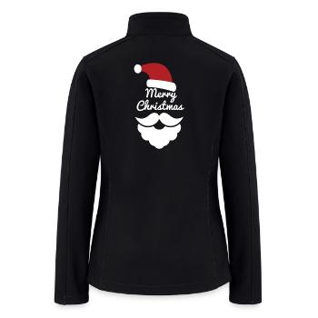 Christmas - Merry Christmas! - Women’s Soft Shell Jacket - black - Back