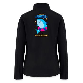 DOES THIS FLOATIE MAKES ME LOOK FAT? - Women’s Soft Shell Jacket - black - Back