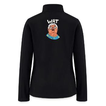 Granny Surprised - Women’s Soft Shell Jacket - black - Back