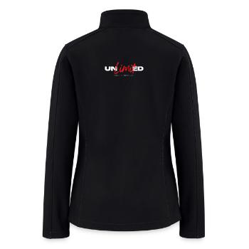 Unlimited - Women’s Soft Shell Jacket - black - Back