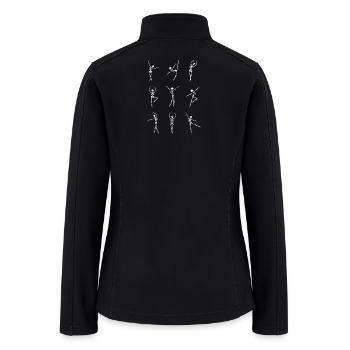 Skeleto Stretch - Women’s Soft Shell Jacket - black - Back