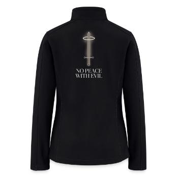 Dagger Halo No Peace With Evil - Women’s Soft Shell Jacket - black - Back