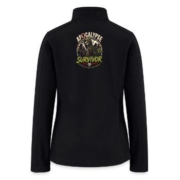 Apocalypse Survivor Tshirt - Women’s Soft Shell Jacket - black - Back