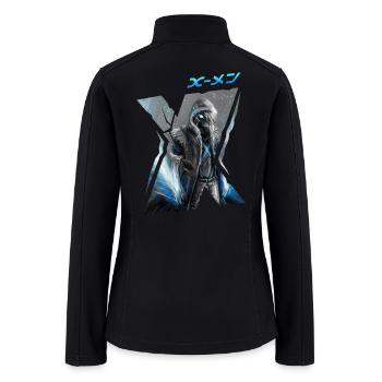 Glowing Power Anime Hero - Women’s Soft Shell Jacket - black - Back