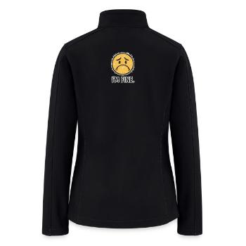 Im fine - Women’s Soft Shell Jacket - black - Back