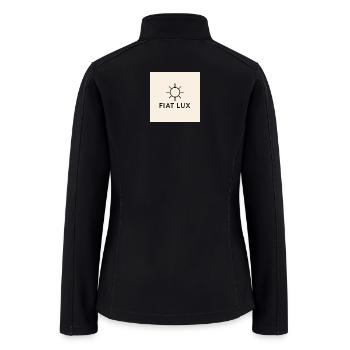 Fiat Lux Sun Emblem - Women’s Soft Shell Jacket - black - Back