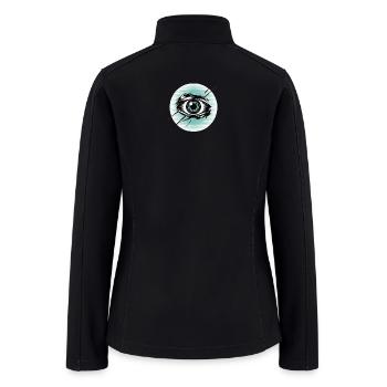 Electric Eye Burst - Women’s Soft Shell Jacket - black - Back