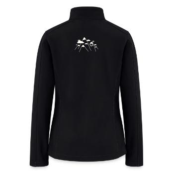 Mountain Face - Women’s Soft Shell Jacket - black - Back