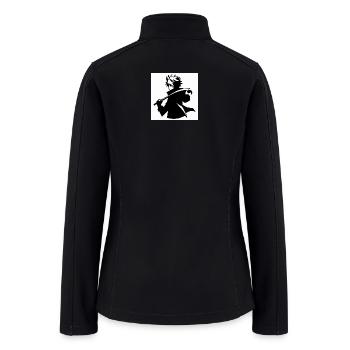 Shadow Blade Silhouette - Women’s Soft Shell Jacket - black - Back