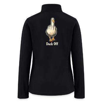 Duck Off Attitude Tee - Women’s Soft Shell Jacket - black - Back