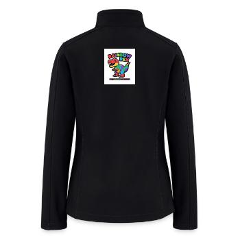 Rainbow Rex Adventure Tee - Women’s Soft Shell Jacket - black - Back