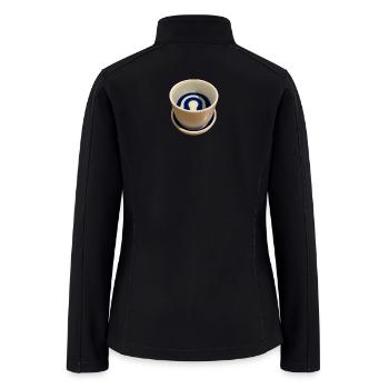 Janome-choko sake cup - Women’s Soft Shell Jacket - black - Back