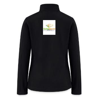 Outta bound sportz active wear - Women’s Soft Shell Jacket - black - Back