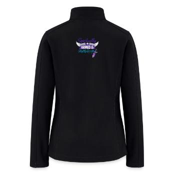 Spiritually Armed & Slightly Sarcastic - Women’s Soft Shell Jacket - black - Back