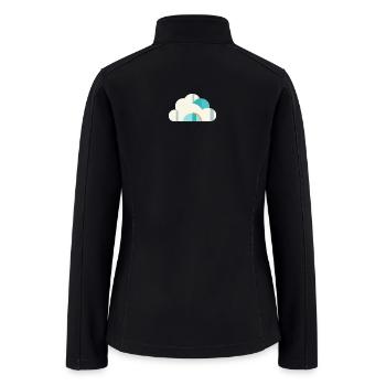 SIMPLE CLOUD - Women’s Soft Shell Jacket - black - Back