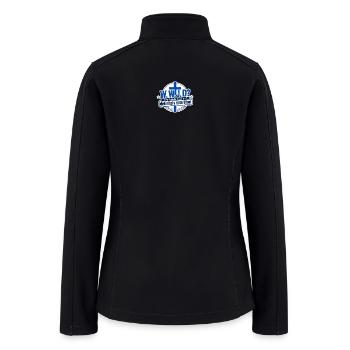 WWJD Definitely Vote Blue - Women’s Soft Shell Jacket - black - Back