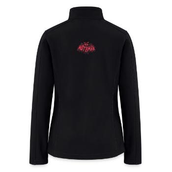 Mothman Crimson Flight - Women’s Soft Shell Jacket - black - Back