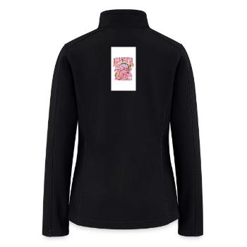 Beautiful Butterfly Bloom - Women’s Soft Shell Jacket - black - Back