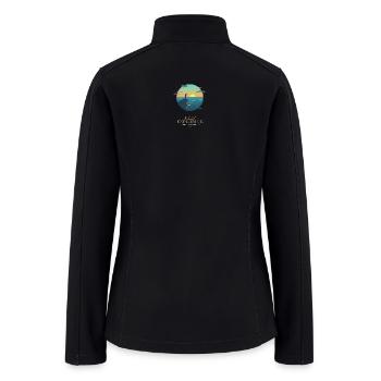 Columbus Day – Sunset Horizon Explorer - Women’s Soft Shell Jacket - black - Back