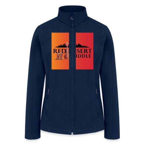 Red Desert Fiddle - Black Text Transfer Patch - Women’s Soft Shell Jacket