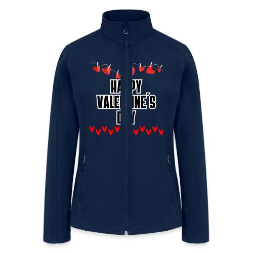 Design Expresses Love, Vibrant Lines of Much Love - Women’s Soft Shell Jacket