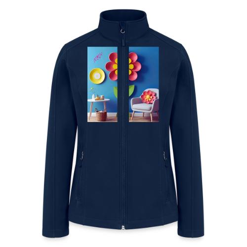 Flower design and harmony of environmental well-be - Women’s Soft Shell Jacket