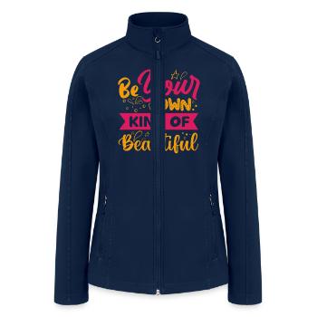 Kind | Motivation | Self Motivation Quotes - Women’s Soft Shell Jacket - navy - Front