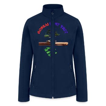 BONSAI TreeDesign - Women’s Soft Shell Jacket - navy - Front
