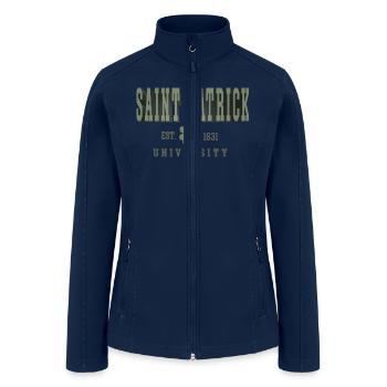 Saint Patrick University - Women’s Soft Shell Jacket - navy - Front