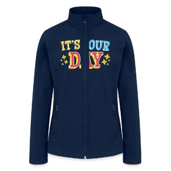 Its your Day - Women’s Soft Shell Jacket - navy - Front