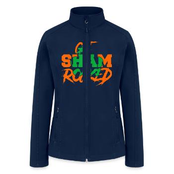 Shamrocked Shamrock Drinking Drunk St Patricks Fun - Women’s Soft Shell Jacket - navy - Front