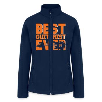 Best Guitarist Ever - Women’s Soft Shell Jacket - navy - Front