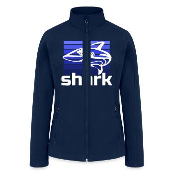 SHARK - Women’s Soft Shell Jacket - navy - Front