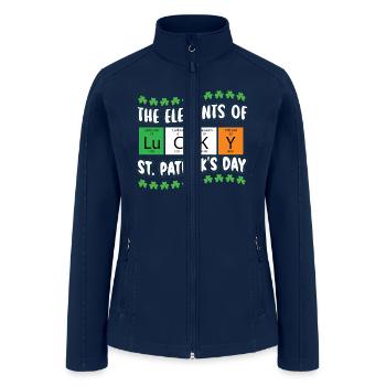 The elements of st patrick s day - Women’s Soft Shell Jacket - navy - Front