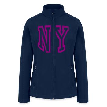 New York city - Women’s Soft Shell Jacket - navy - Front