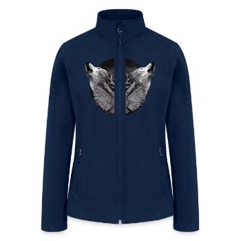 Gungnir - Spear of Odin - Women’s Soft Shell Jacket - navy - Front