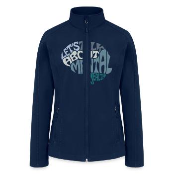 Brains - Women’s Soft Shell Jacket - navy - Front